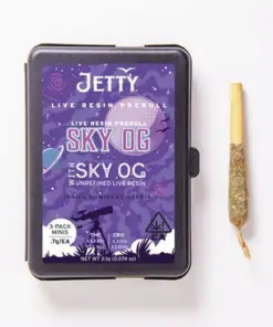 Sky OG x Sky OG UNREFINED Live Resin Infused Preroll 3 Pack (2.1g)