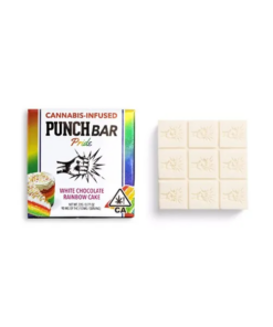 White Chocolate Rainbow Cake